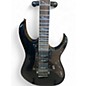 Used 2008 Ibanez PRESTIGE RG2550Z BLACK SPARKLE Solid Body Electric Guitar