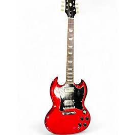 Used Epiphone SG Trad Pro Sparkling Red Solid Body Electric Guitar
