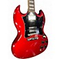 Used Epiphone SG Trad Pro Sparkling Red Solid Body Electric Guitar