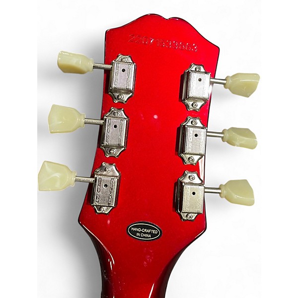 Used Epiphone SG Trad Pro Sparkling Red Solid Body Electric Guitar