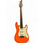 Used 2022 Schecter Guitar Research Nick Johnson SSS Atomic Orange Solid Body Electric Guitar thumbnail