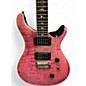 Used PRS SE Custom 24 Quilted Carved Top Violet Solid Body Electric Guitar