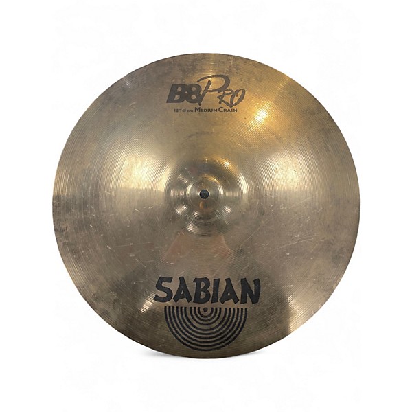 Used Sabian 18in B8Pro Medium Crash Cymbal