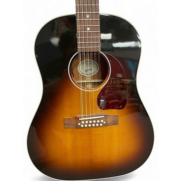 Used Gibson J-45 12 STRING STANDARD Vintage Sunburst 12 String Acoustic Electric Guitar