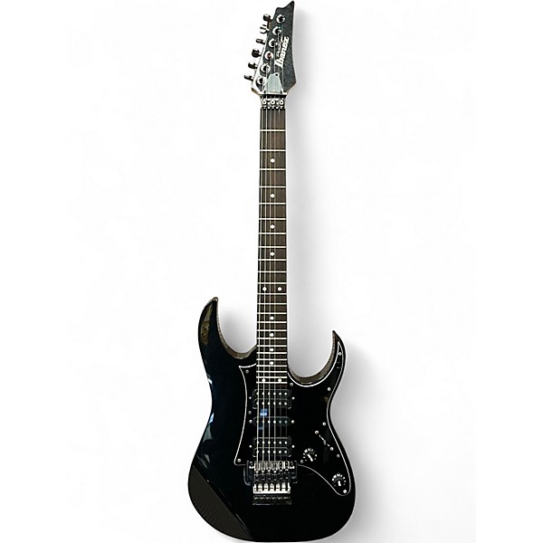 Used 2017 Ibanez RG655 PRESTIGE SERIES GALAXY BLACK Solid Body Electric Guitar