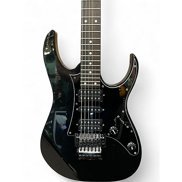 Used 2017 Ibanez RG655 PRESTIGE SERIES GALAXY BLACK Solid Body Electric Guitar