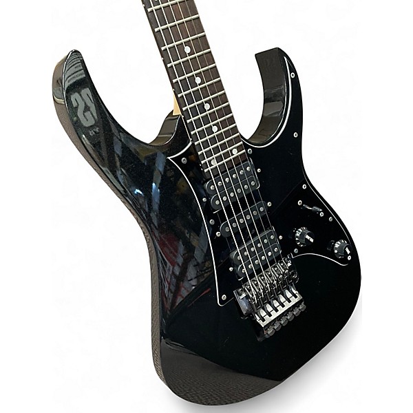 Used 2017 Ibanez RG655 PRESTIGE SERIES GALAXY BLACK Solid Body Electric Guitar