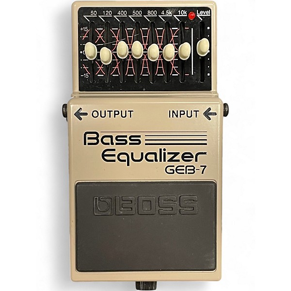 Used BOSS GEB7 7 Band Bass Equalizer Bass Effect Pedal