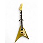 Used ESP LTD KH-V Kirk Hammett Gold Solid Body Electric Guitar thumbnail