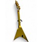 Used ESP LTD KH-V Kirk Hammett Gold Solid Body Electric Guitar