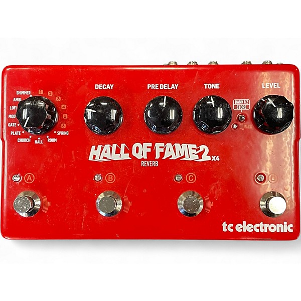 Used TC Electronic HALL OF FAME 2 X4 Effect Pedal