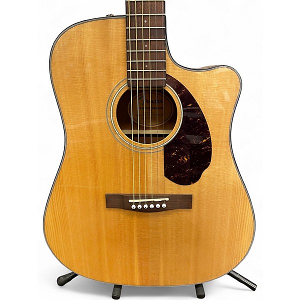 Used Fender CD140SCE Natural Acoustic Electric Guitar