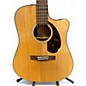 Used Fender CD140SCE Natural Acoustic Electric Guitar
