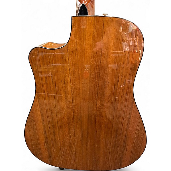 Used Fender CD140SCE Natural Acoustic Electric Guitar