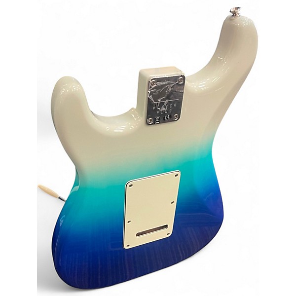 Used Fender Player Plus Stratocaster HSS belair blue Solid Body Electric Guitar