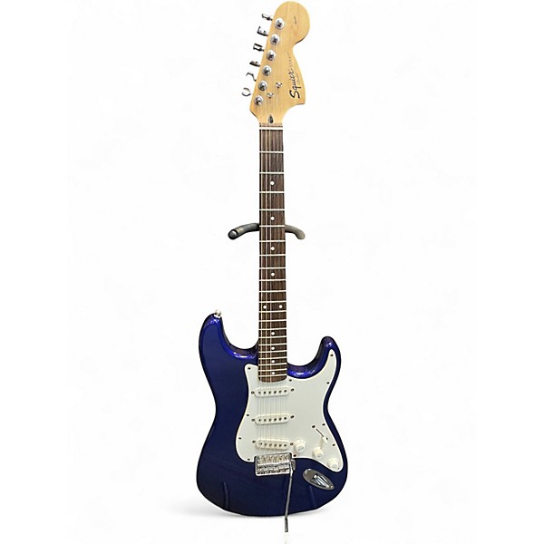 Used Squier Affinity Stratocaster Midnight Blue Solid Body Electric Guitar