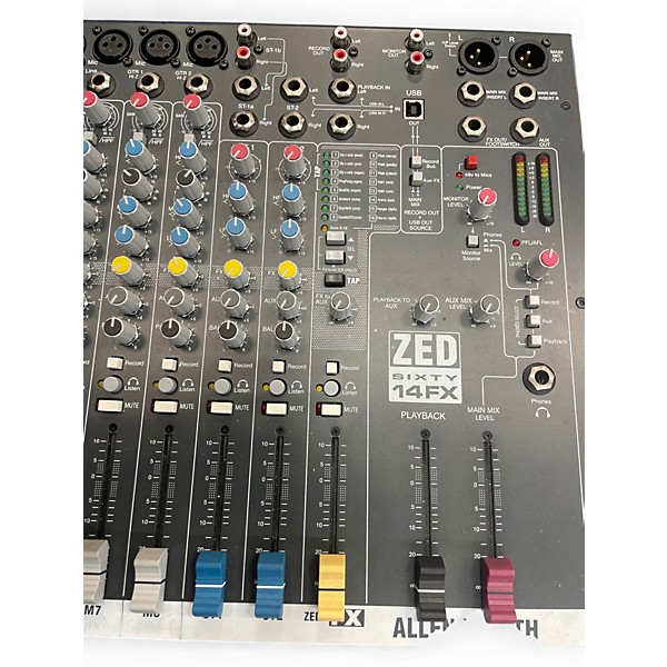 Used Allen & Heath ZED6014FX Unpowered Mixer