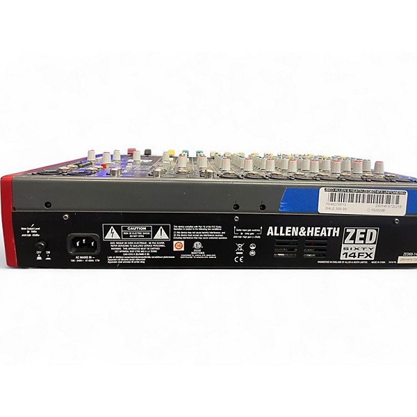 Used Allen & Heath ZED6014FX Unpowered Mixer