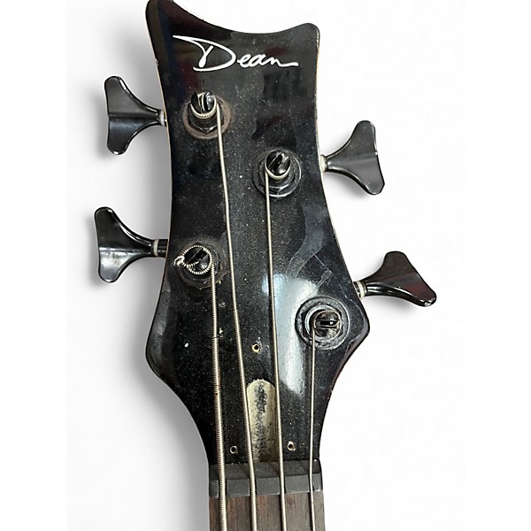 Used Dean E10APJ White Electric Bass Guitar