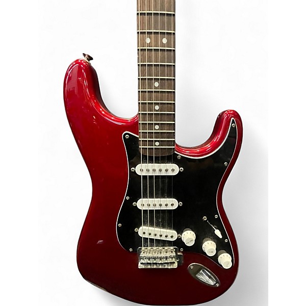 Used Squier Affinity Stratocaster Candy Apple Red Solid Body Electric Guitar