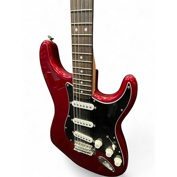 Used Squier Affinity Stratocaster Candy Apple Red Solid Body Electric Guitar