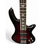 Used Schecter Guitar Research Stiletto Extreme 4 String 2 Color Sunburst Electric Bass Guitar
