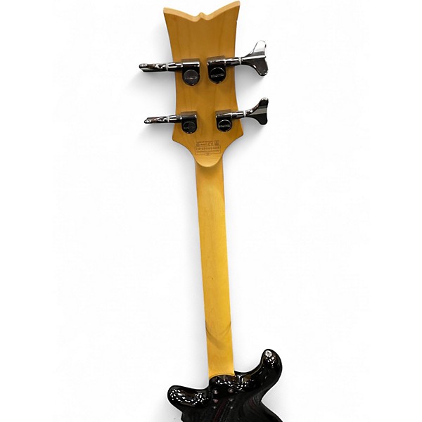Used Schecter Guitar Research Stiletto Extreme 4 String 2 Color Sunburst Electric Bass Guitar