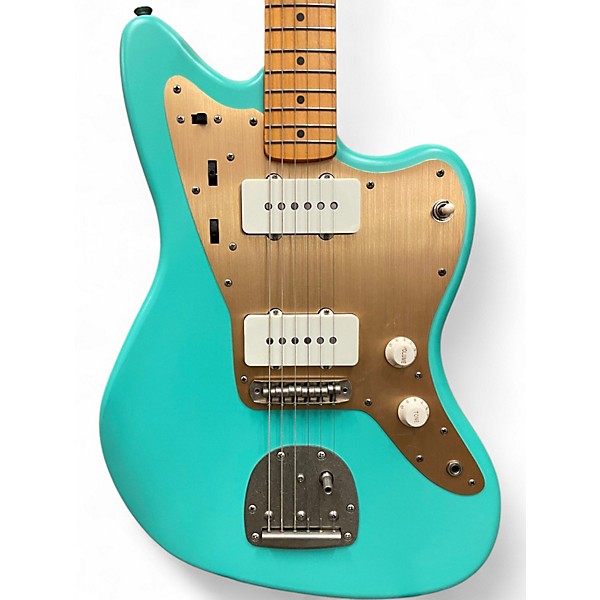 Used Squier 40TH ANNIVERSARY JAZZMASTER SATIN SEAFOAM GREEN Solid Body Electric Guitar