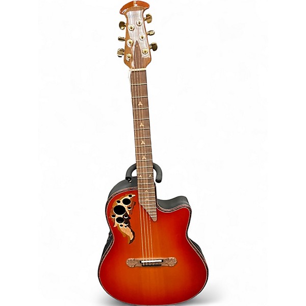 Vintage 1995 Adamis Adamis II GT 2081 GT 2 Tone Sunburst Acoustic Electric Guitar