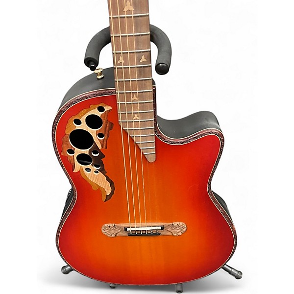 Vintage 1995 Adamis Adamis II GT 2081 GT 2 Tone Sunburst Acoustic Electric Guitar