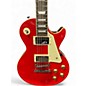Used 2025 Epiphone Les Paul Standard Electric Guitar Cardinal Red Solid Body Electric Guitar