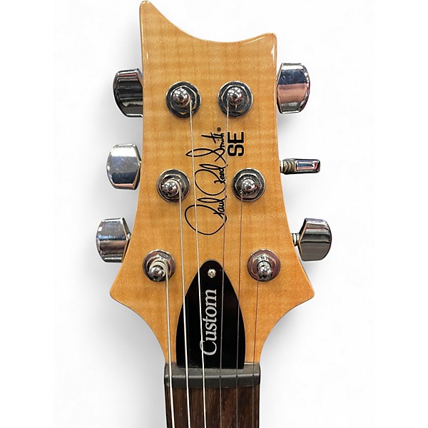 Used PRS SE Custom 24 Flame Top Solid Body Electric Guitar