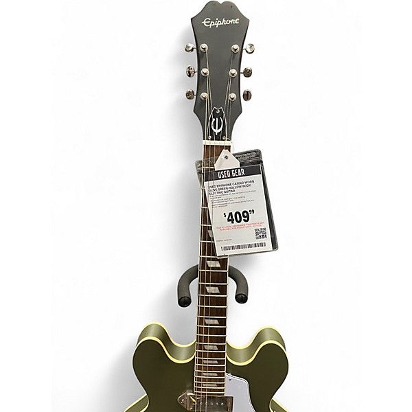 Used Epiphone CASINO WORN OLIVE GREEN Hollow Body Electric Guitar