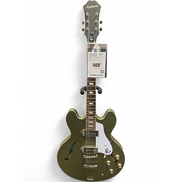 Used Epiphone CASINO WORN OLIVE GREEN Hollow Body Electric Guitar