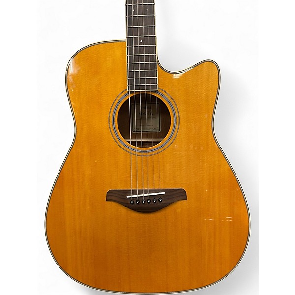 Used Yamaha FGCTA TRANS ACOUSTIC Vintage Natural Acoustic Electric Guitar