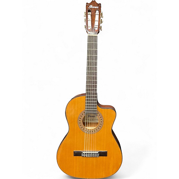 Used Ibanez GA5TCE3Q 3/4 SIZE Amber Classical Acoustic Electric Guitar