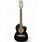 Used Ibanez GA5MHTCE-WK black Classical Acoustic Electric Guitar thumbnail