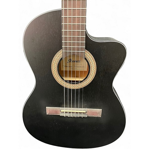 Used Ibanez GA5MHTCE-WK black Classical Acoustic Electric Guitar