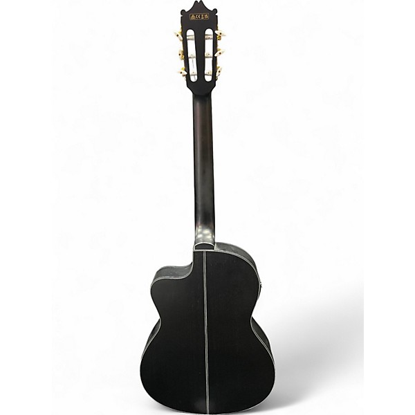 Used Ibanez GA5MHTCE-WK black Classical Acoustic Electric Guitar