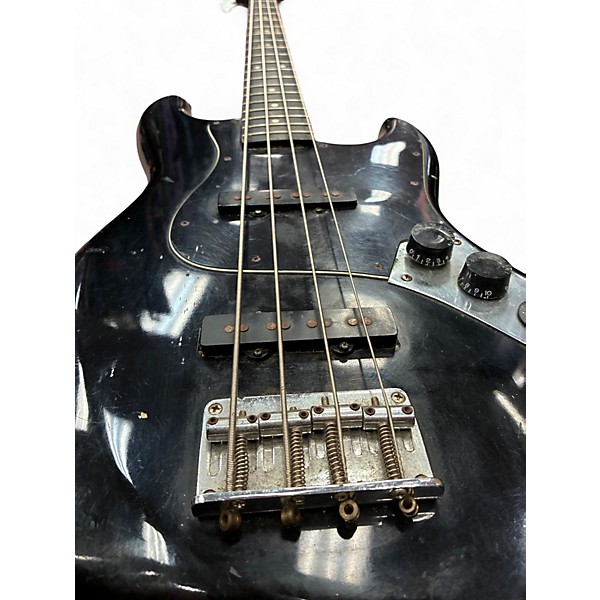 Used Biscayne Four Miami Series Black Electric Bass Guitar