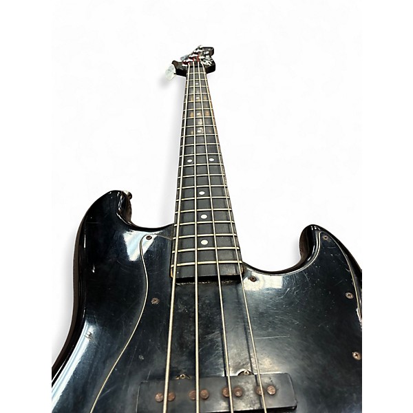 Used Biscayne Four Miami Series Black Electric Bass Guitar