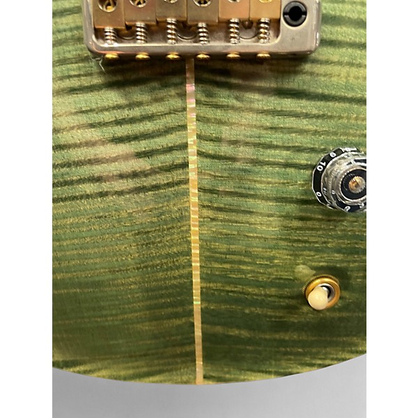 Used PRS Santana Retro 10-Top TRAMPAS GREEN Solid Body Electric Guitar