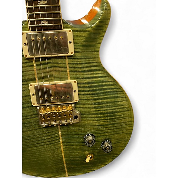 Used PRS Santana Retro 10-Top TRAMPAS GREEN Solid Body Electric Guitar