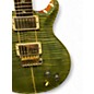 Used PRS Santana Retro 10-Top TRAMPAS GREEN Solid Body Electric Guitar