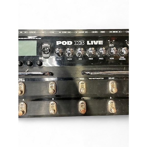 Used Line 6 Pod X3 Live Amp Modeler Effect Processor