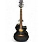 Used Mitchell MX430QAB Midnight Black Edge Burst Acoustic Electric Guitar thumbnail