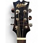 Used Mitchell MX430QAB Midnight Black Edge Burst Acoustic Electric Guitar