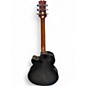 Used Mitchell MX430QAB Midnight Black Edge Burst Acoustic Electric Guitar