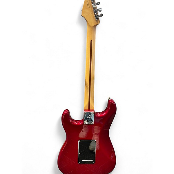 Used Fender Modern Player Stratocaster HSS Red Solid Body Electric Guitar