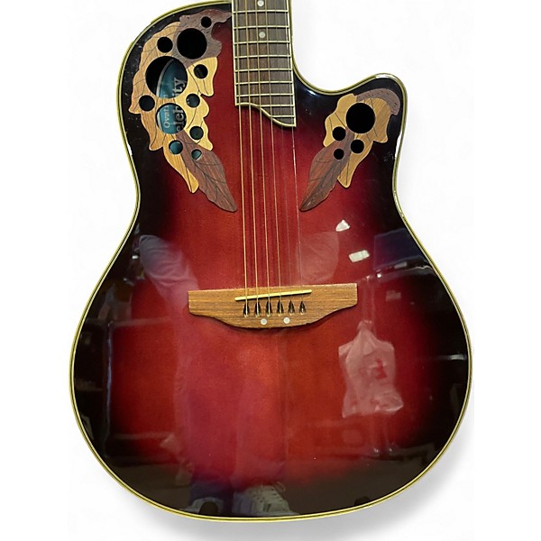 Used Ovation CS257 Celebrity 2 Tone Sunburst Acoustic Electric Guitar